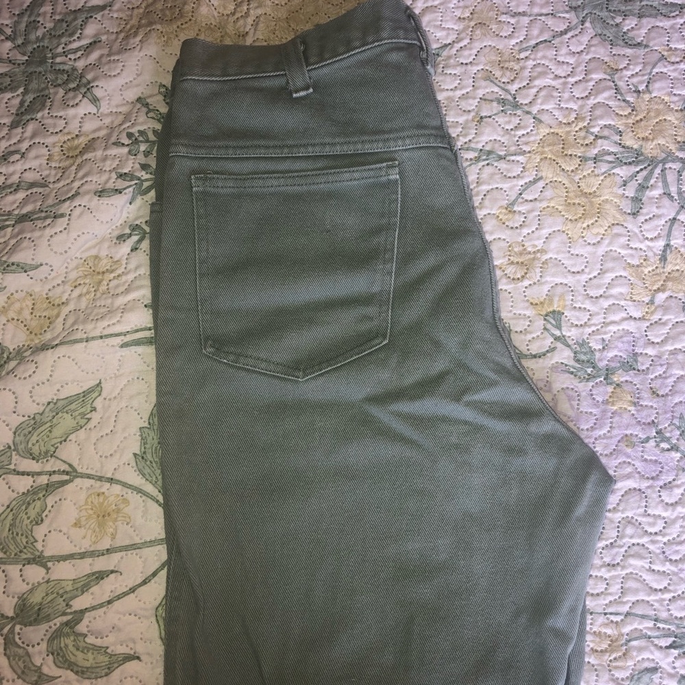 Green jeans